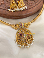 AD Stone Annam Pendant Hasli-Red-G5626