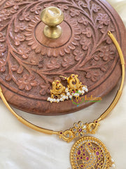 AD Stone Annam Pendant Hasli-Red-G5626