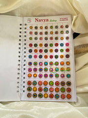 Bridal Stone Bindi Book-Navya Suhag Long Book-BB045