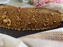 Premium Sri Krishna and His Forms -Temple Hipbelt-G2783