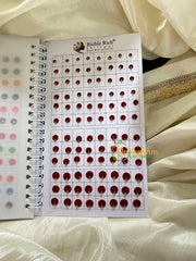 Single Stone Sticker Bindi Book-Richie Rich-Long-BB048