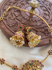 Premium AD Stone Peacock Hasli-Gold-G5657