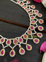 Precious Jadau Kundan Pearl Layer Neckpiece-J370