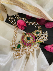 Jadau Kundan Guttapusalu High neck Choker-J364