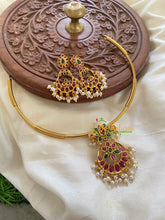 AD Stone Chandh Pendant Hasli-Red Green-G5628