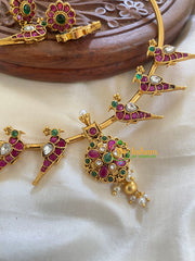 Premium AD Stone Hasli-Parrot-Gold Pearl-G5651