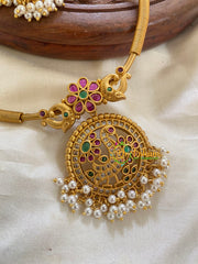 AD Stone Annam Pendant Hasli-Red Green-G5627