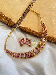 Pendantless Hasli -Red White-Oval-G5630