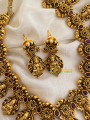 Antique Lakshmi Short Neckpiece -G3445