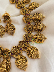 Antique Lakshmi Short Neckpiece -G3445