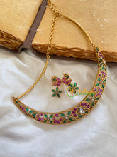 Pendantless Hasli -Green Red-Tilak-G5637