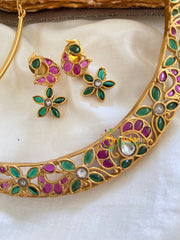 Pendantless Hasli -Green Red-Tilak-G5637