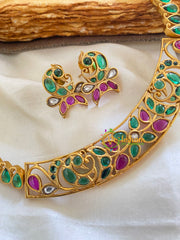 Pendantless Hasli -Green Tilak Finish-G5639