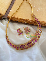 Pendantless Hasli -Red White-Dot-G5634