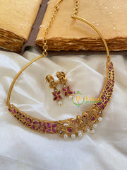 Pendantless Peacock Hasli -Red-G5635