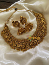 Premium Layered Coin Choker-G3441