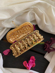 Gold Look Alike 3 Sectional Kumkum Box-Temple Kumkum box-G3475