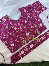 Premium Hand Embroidered Readymade Blouse-Mejantha-VS605