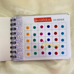 Navrathri Return Gift Package -Plain Color Bindi Book-ZV002