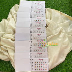 Navrathri Return Gift Package -Border Stone Color Bindi Book-Navya-ZV006