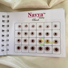 Navrathri Return Gift Package -Border Stone Color Bindi Book-Navya-ZV006