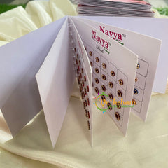 Navrathri Return Gift Package -Stone Color Bindi Book-Navya-ZV005