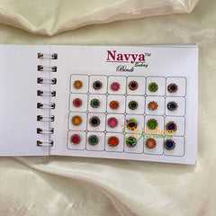Navrathri Return Gift Package -Stone Color Bindi Book-Navya-ZV005