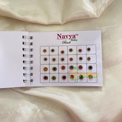 Navrathri Return Gift Package -Stone Color Bindi Book-Navya-ZV005