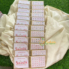 Navrathri Return Gift-Single Stone Bindi Book-Swastik-ZV003