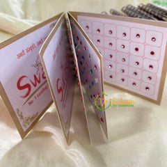 Navrathri Return Gift-Single Stone Bindi Book-Swastik-ZV003