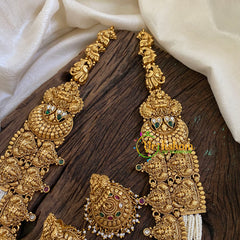 Premium Unique Temple Haram - Lakshmi Haram -G10490