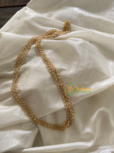 Multilayered Pearl Malai-Round Tiny Pearls-G3573