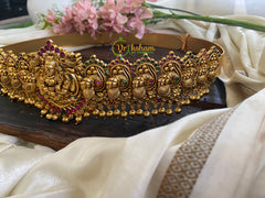 Exquisite Lakshmi and Peacock Temple Hipbelt – G2769