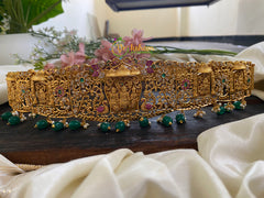 Ram Parivar and Floral Reversible Hip Belt -G2768