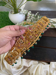 Ram Parivar and Floral Reversible Hip Belt -G2768