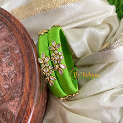 Navrathri Return Gift Package -Silk Thread Bangles Set 2-NV011