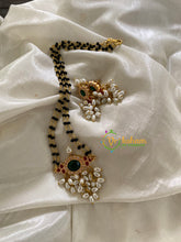 AD Stone Guttapusalu Mangalsutra Chain -Green-G3567