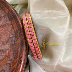 Navrathri Return Gift Package -Silk Thread Kundan Bangles Set 3-NV012