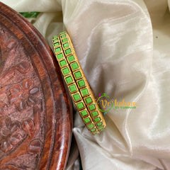 Navrathri Return Gift Package -Silk Thread Kundan Bangles Set 3-NV012