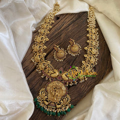 Premium Antique Temple Haram -Krishna Pendant Haram-G10478