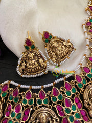 Jadau Kundan Lakshmi High Neck Choker-J903