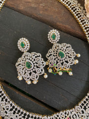 Royal American Diamond Bridal Green Haram-G4398