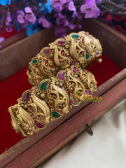 Premium Antique Openable Kada Bangle-Shell-G3524