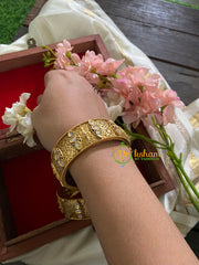 Premium Antique Openable Kada Bangle-White Stone-G3525