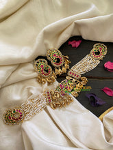 Jadau Kundan Pearl High Neck Choker -J925