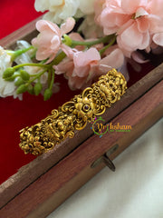 Premium Antique Lakshmi Kada Bangle-Temple Floral-G3522