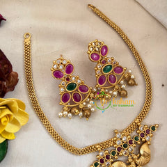 Premium AD Stone Addigai Choker -G9583