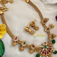 Premium AD Stone Chandh Addigai Choker -G9586