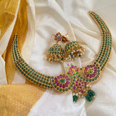 Exquisite AD stone Royal Hasli-Green Red-G5661