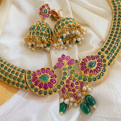 Exquisite AD stone Royal Hasli-Green Red-G5661